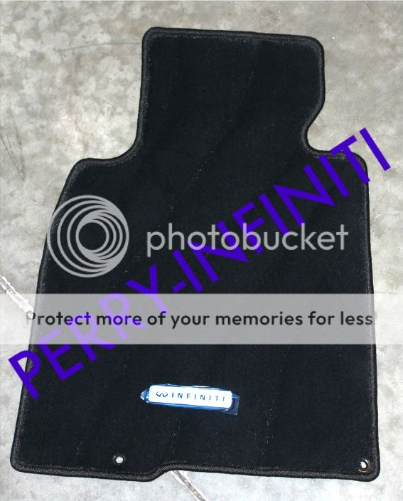 Oem infiniti premium floor mat set MyG37